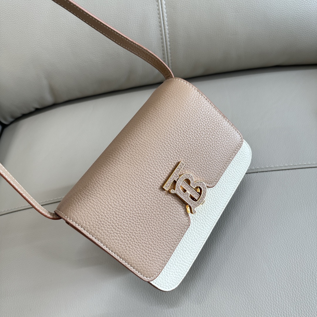 Burberry Logo Plaque Crossbody Bag  BURBERRY  00659