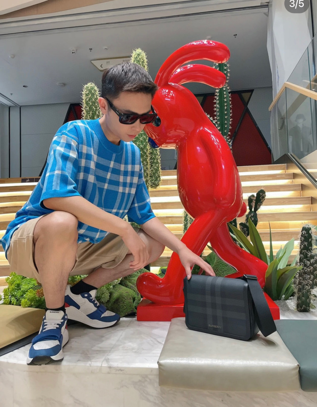 Burberry London Check Messenger Bag on SALE BURBERRY  03249