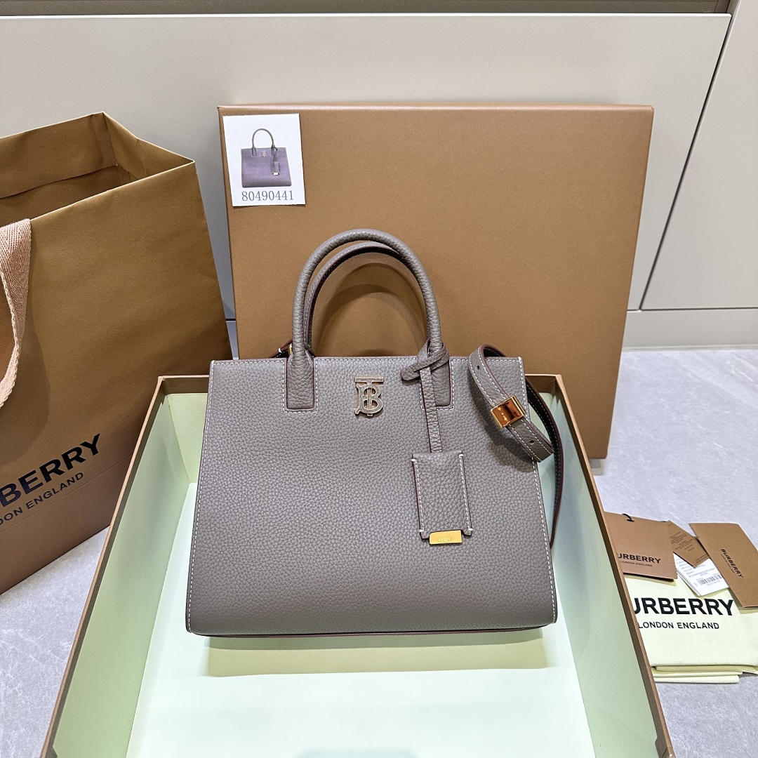Burberry Mini `frances` tote bag - Grey - Women |Burberry 02209