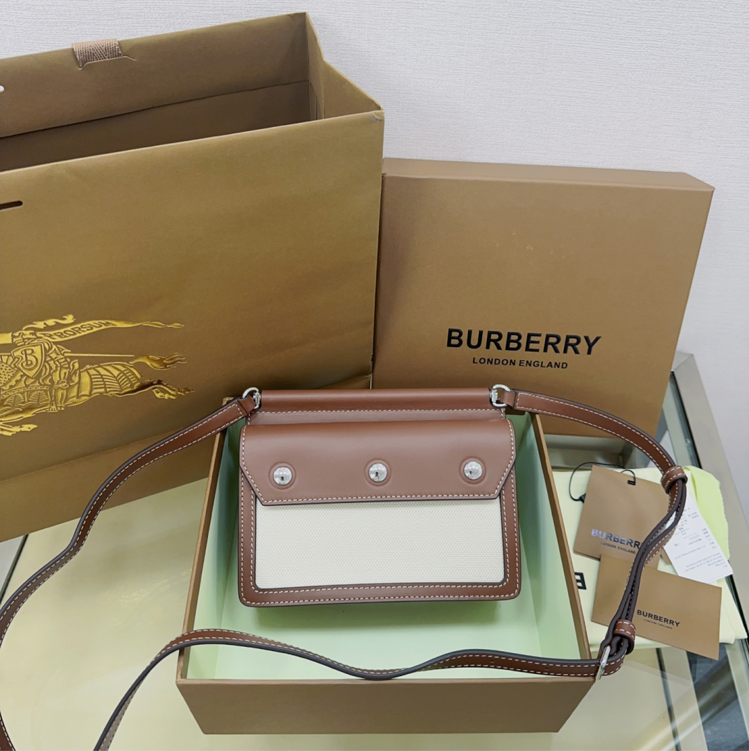 Burberry Mini Horseferry Print Title Bag With Pocket Burberry 00959