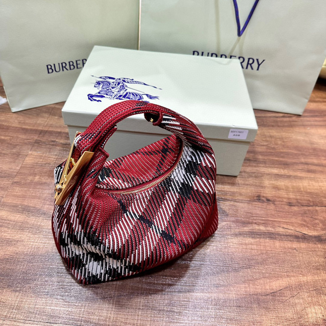 Burberry Mini Peg Tote Bag | Red | BURBERRY  01649