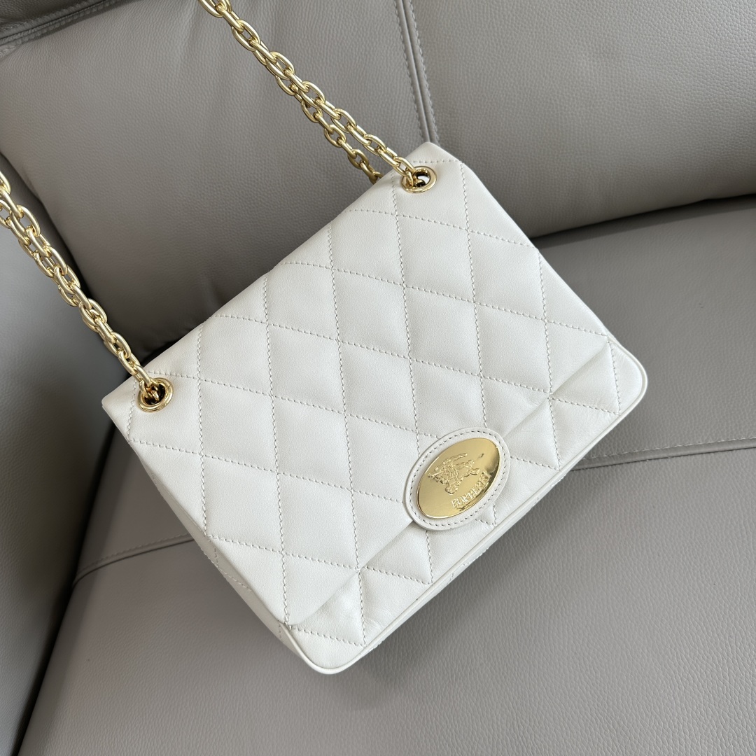 BURBERRY - Mini Strand Leather Cross-Body Bag