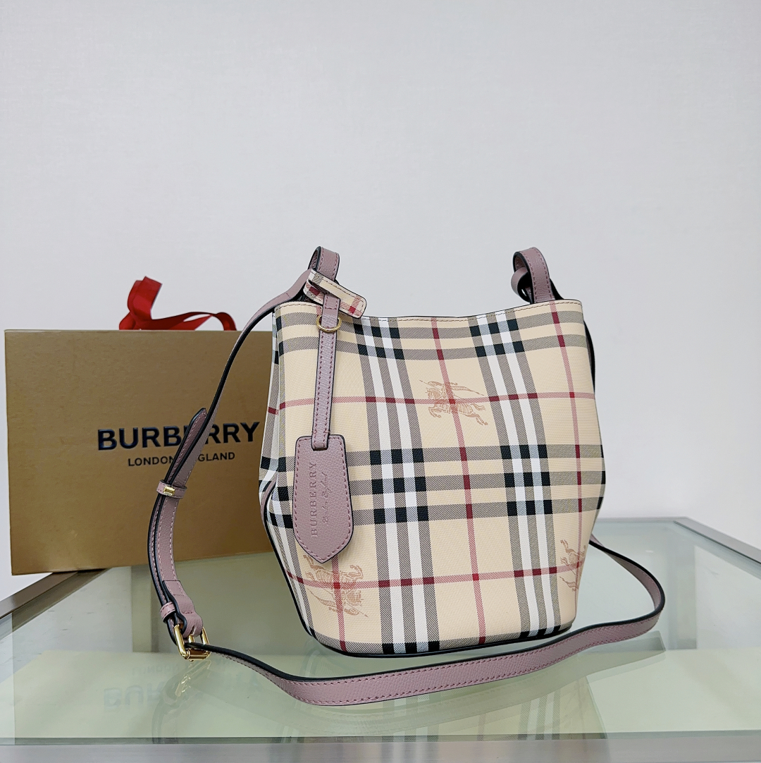 Burberry Nova Check Bucket Bag on SALE