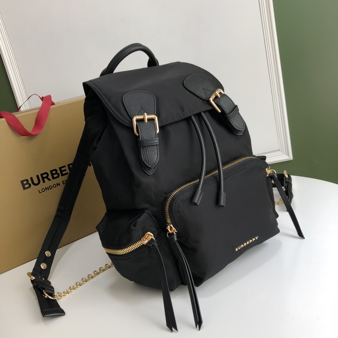 Burberry Nylon Mini Backpack - Black Backpacks, Handbags