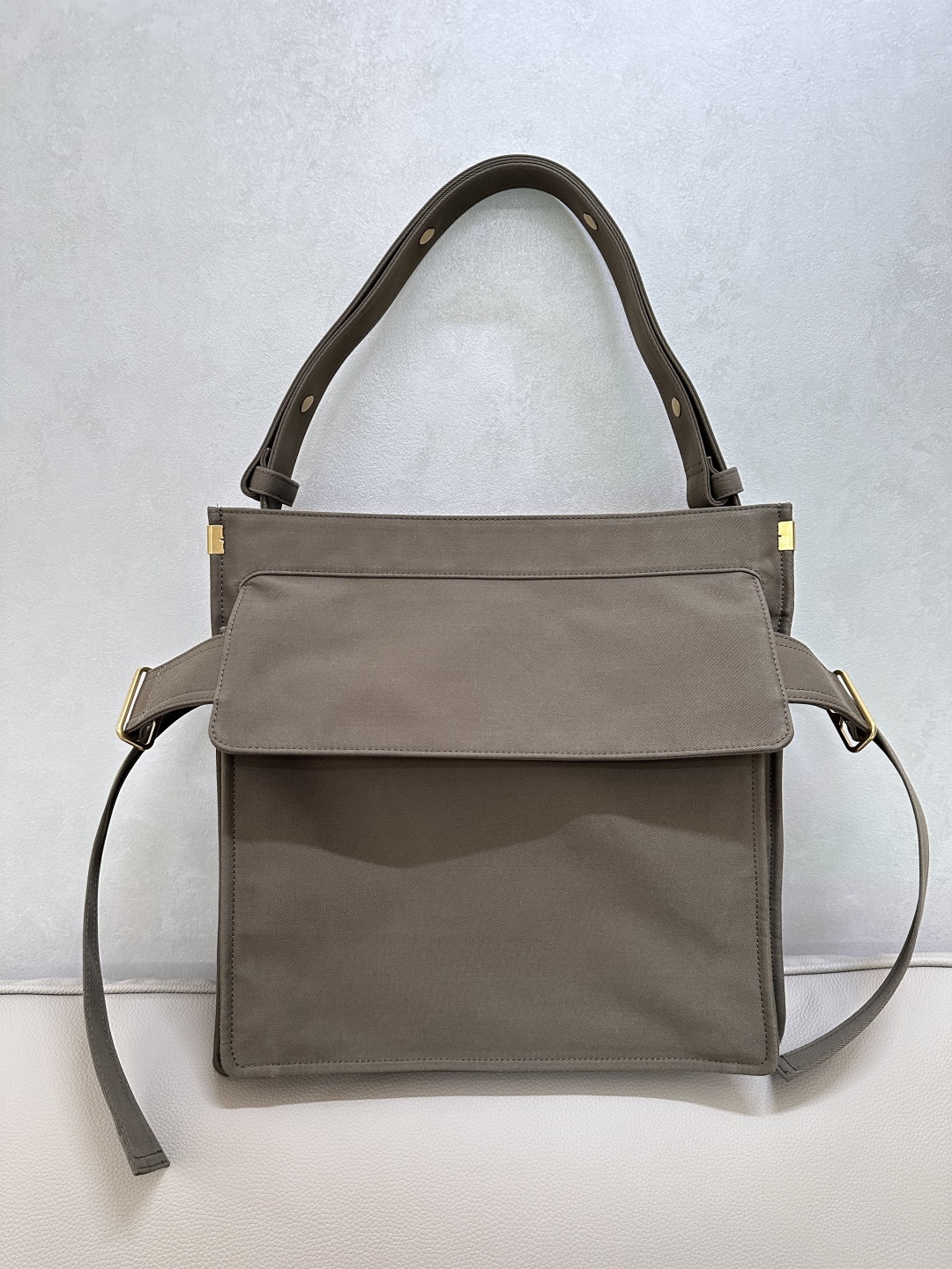 Burberry Olive Medium Trench Tote for Men Online USA