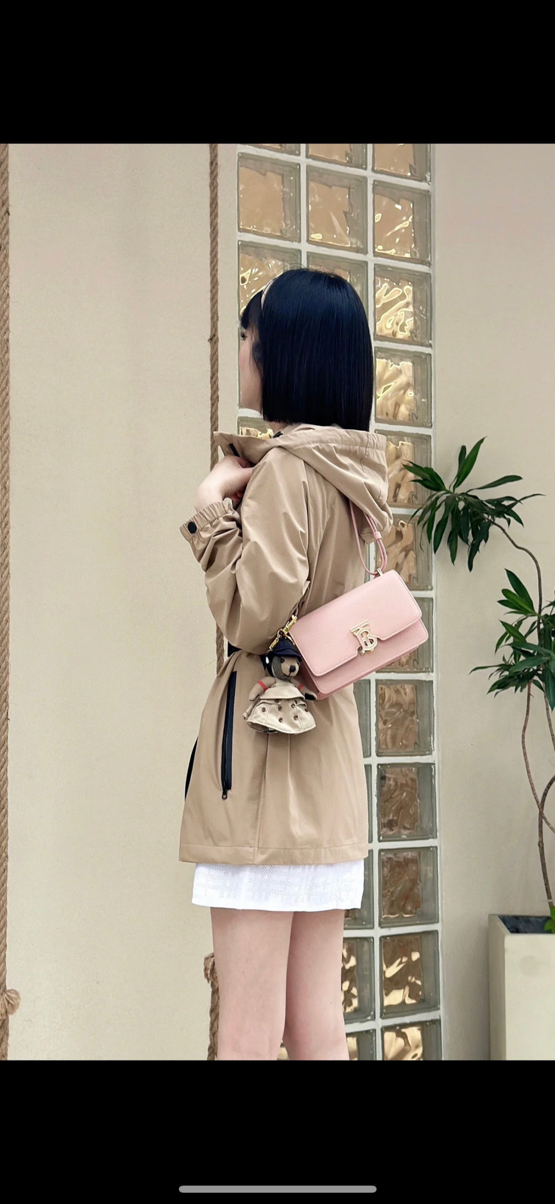 Burberry Pink Mini TB Shoulder Bag Burberry