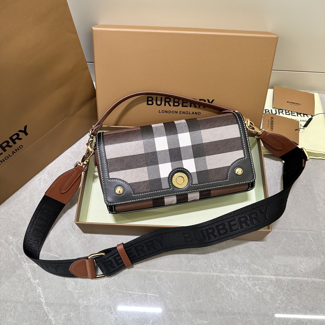 Burberry Plaid Top Handle Bag on SALE