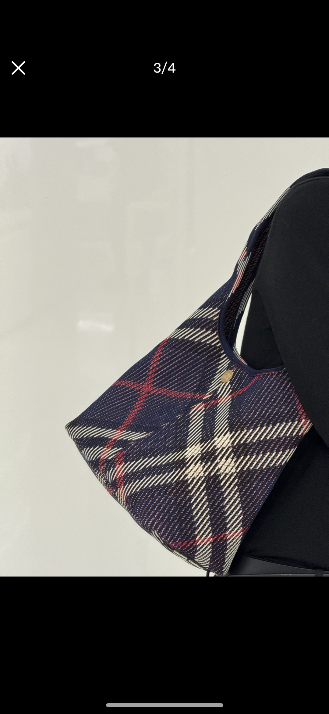 Burberry Small Check Knit Shoulder Bag  Burberry 00889