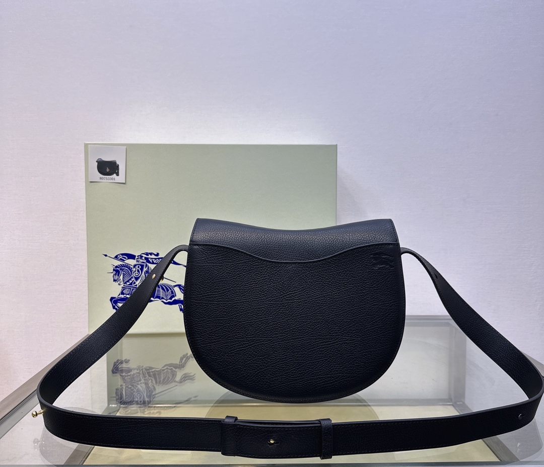 Burberry Small Rocking Horse Shoulder Bag in black