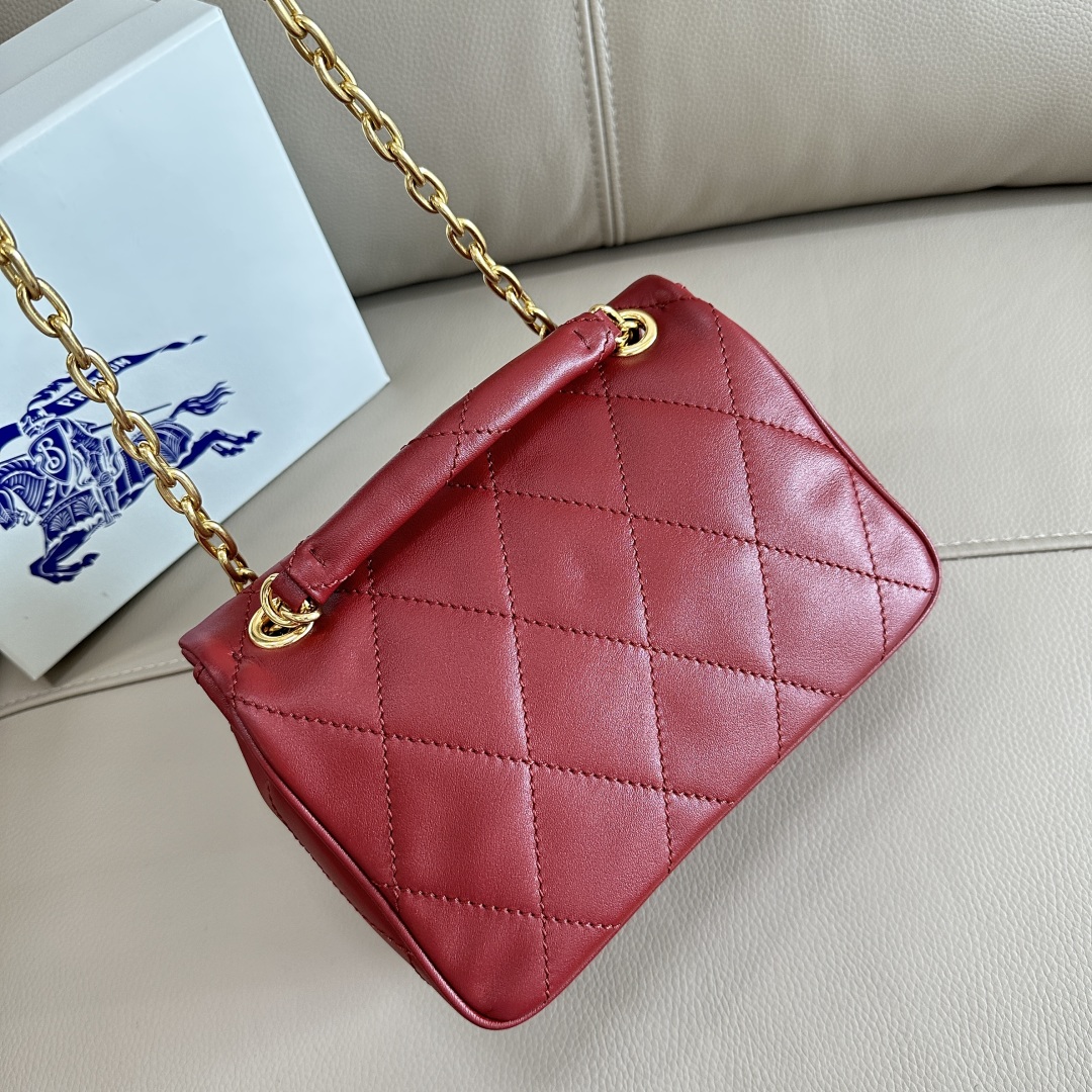 Burberry Small Strand Cross Body Bag |red
