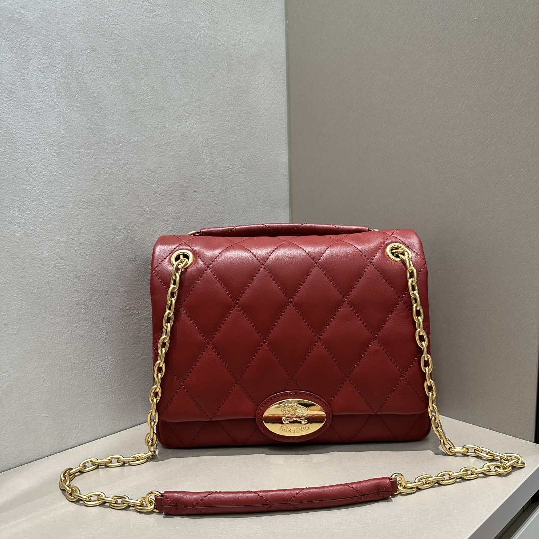 BURBERRY - Small Strand Quilted Leather Shoulder Bag  BURBERRY  03549