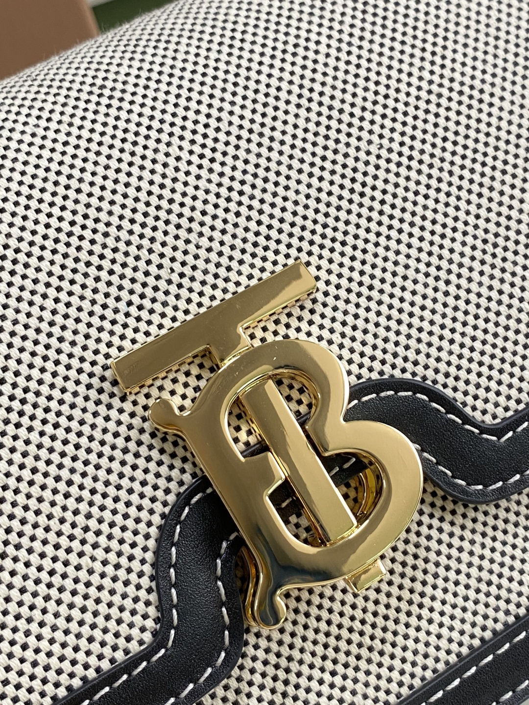 Burberry Small TB Canvas Crossbody Bag - NeutralsBurberry 02639