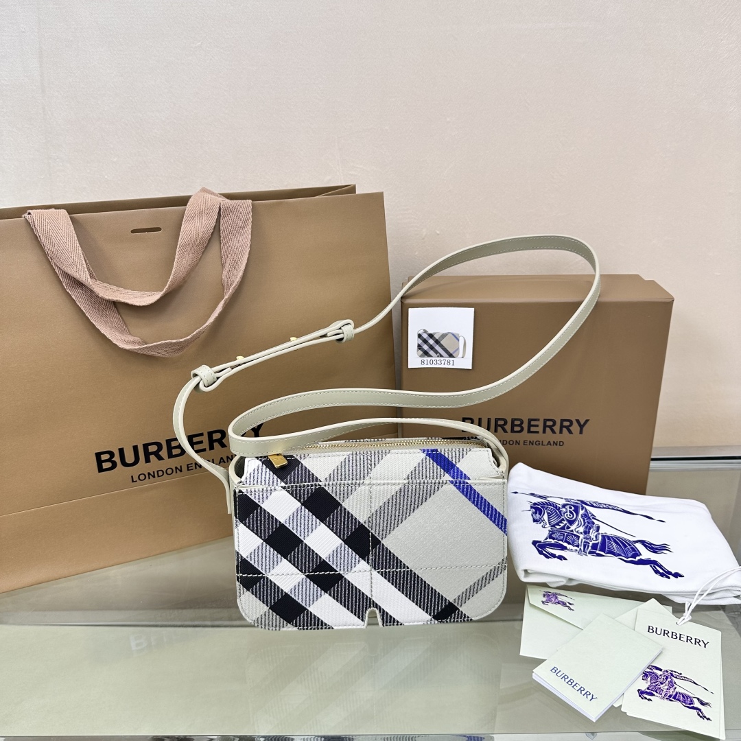 BURBERRY Snip Crossbody Bag in Lichen - Women | Burberry