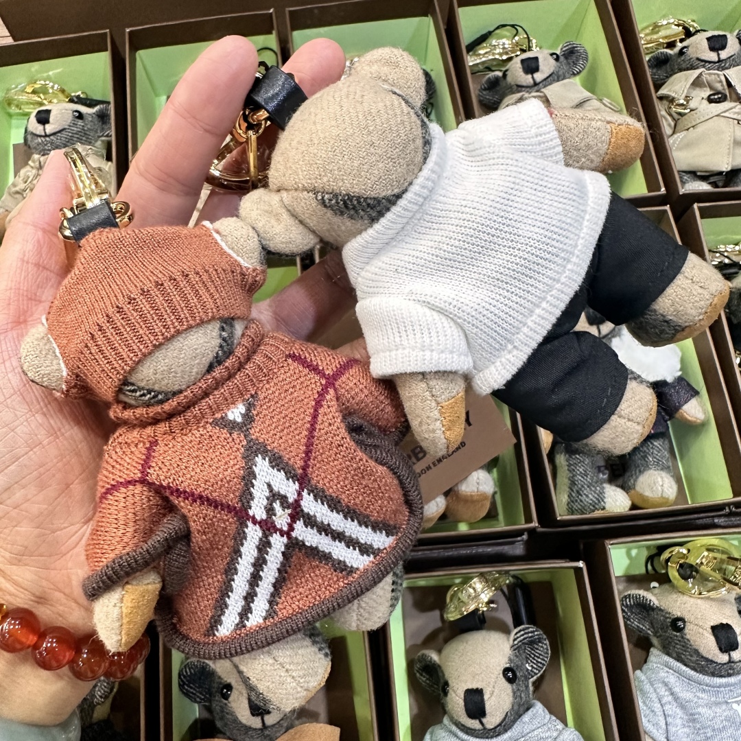 Burberry Thomas Bear Keyring | Brown Burberry 027411