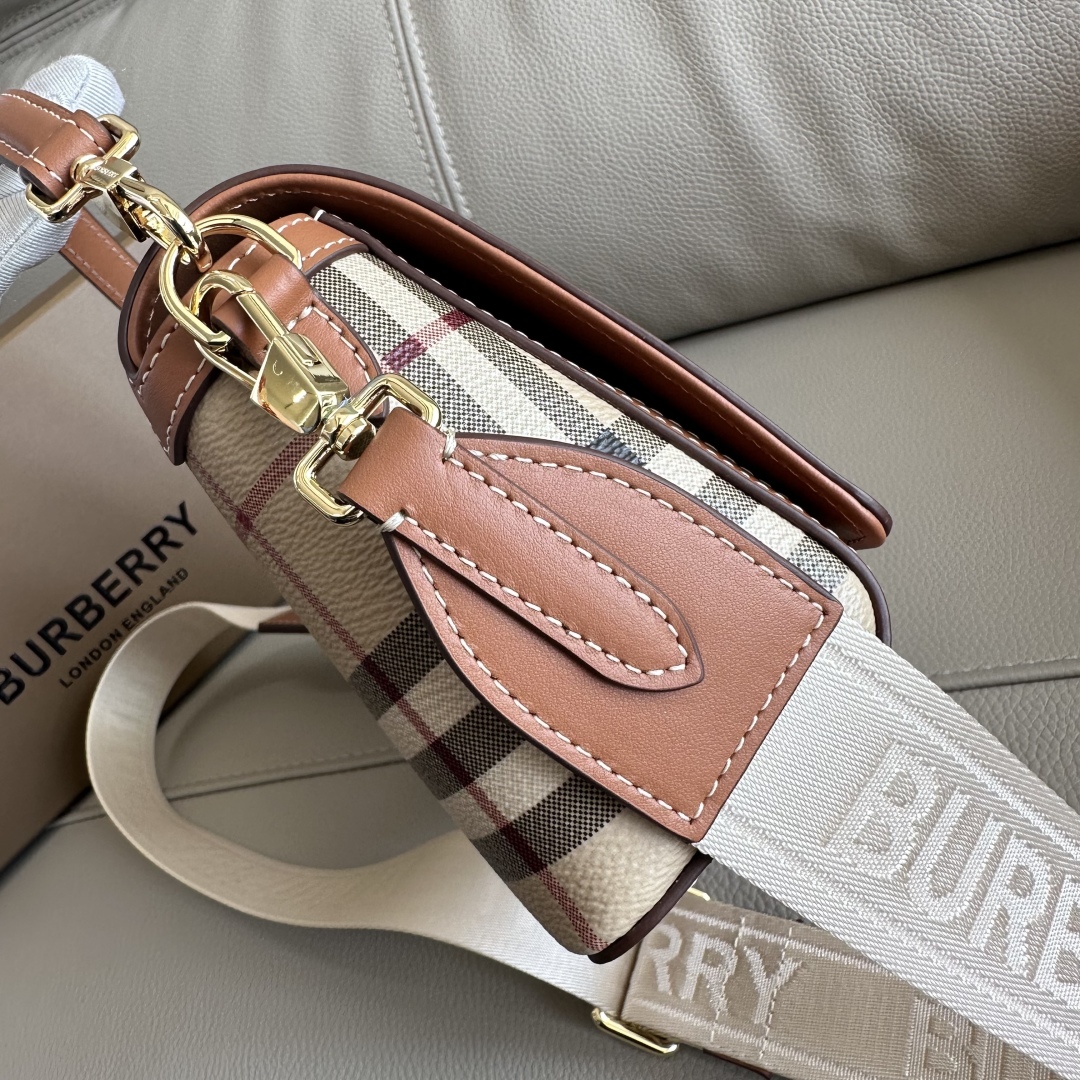 Burberry Top Handle Note Bag 'Briar Brown' - 8092048 | BURBERRY  00289