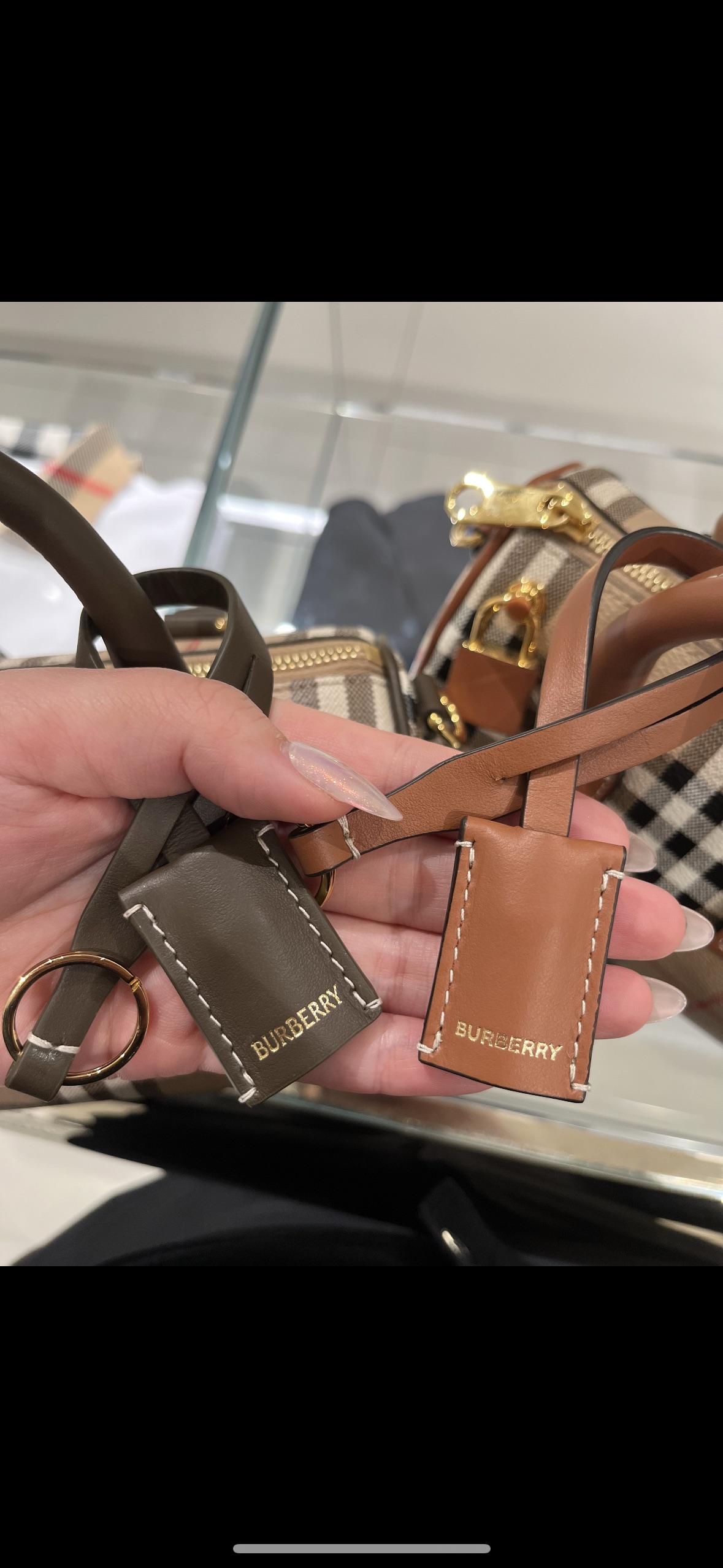 Burberry Women's Hand bag 8071357 Briar Brown LL MN