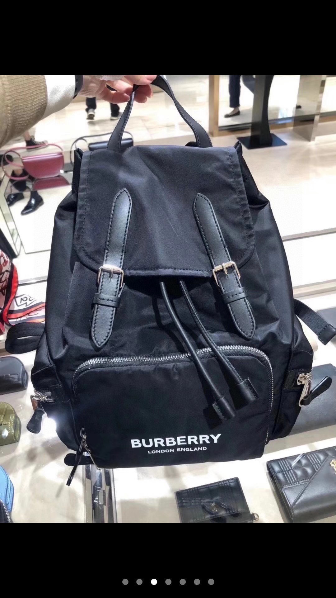 Burberry Women's Rucksack Backpack Travel In Black