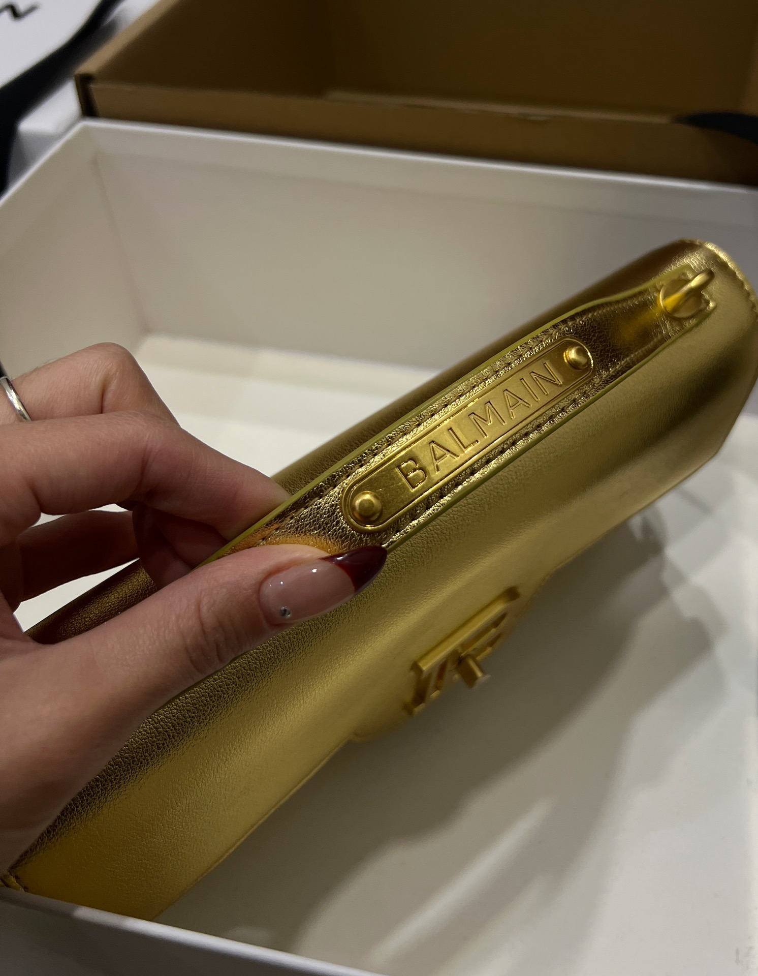 Balmain Gold Bag - Luxury Handbag for Women