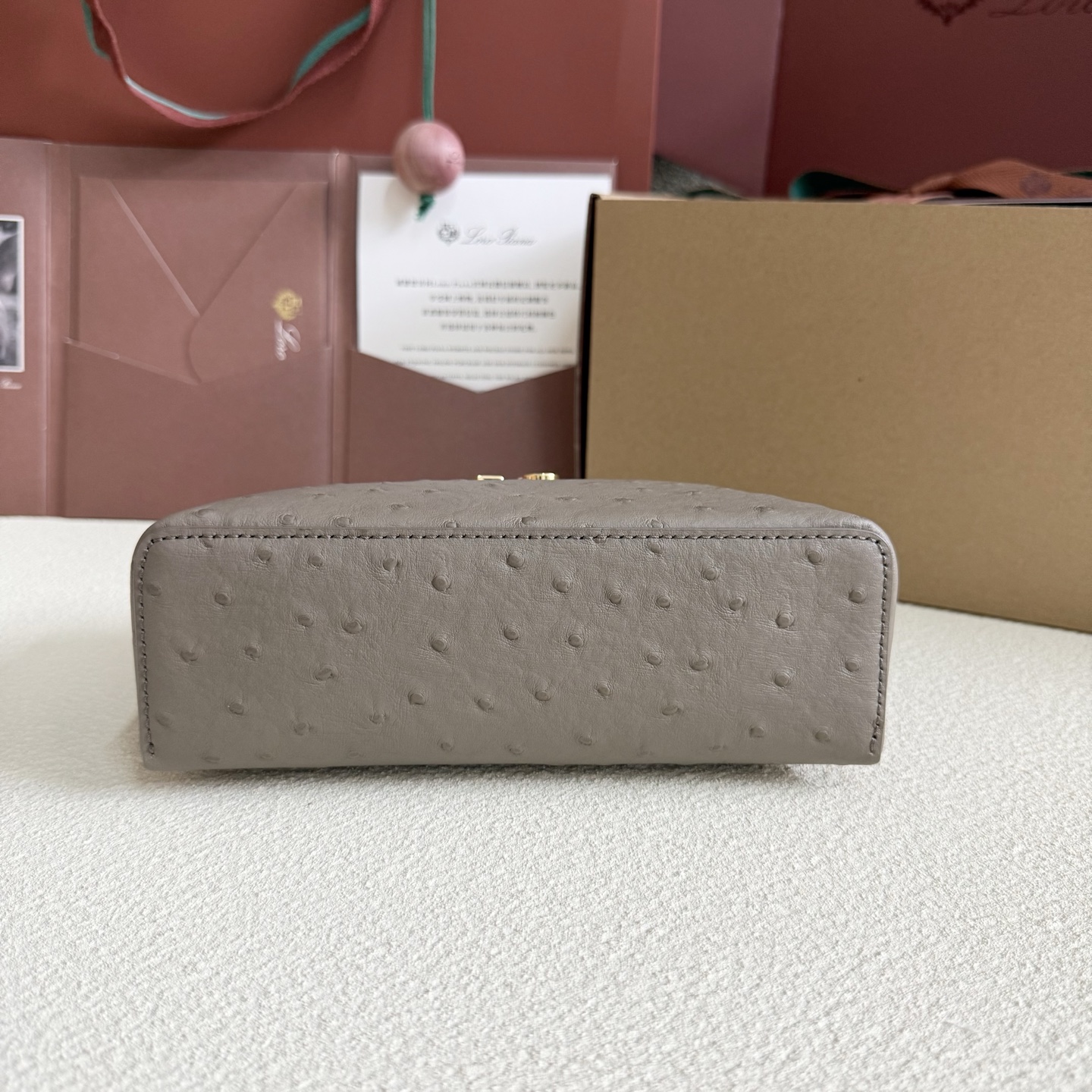 Buy Loro Piana brown Extra Pocket Pouch L27 Bag in