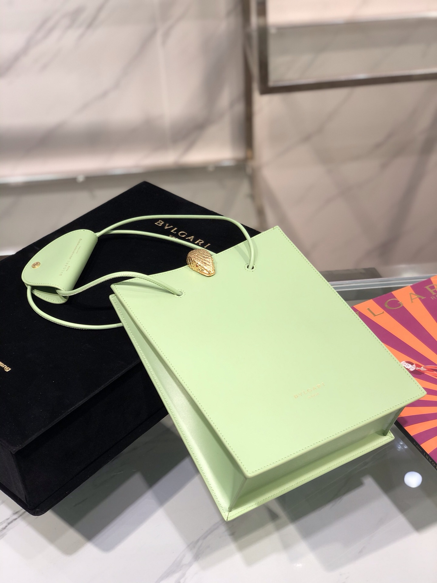 Bvlgari Alexander wang joint shopping bag tote bag 288728