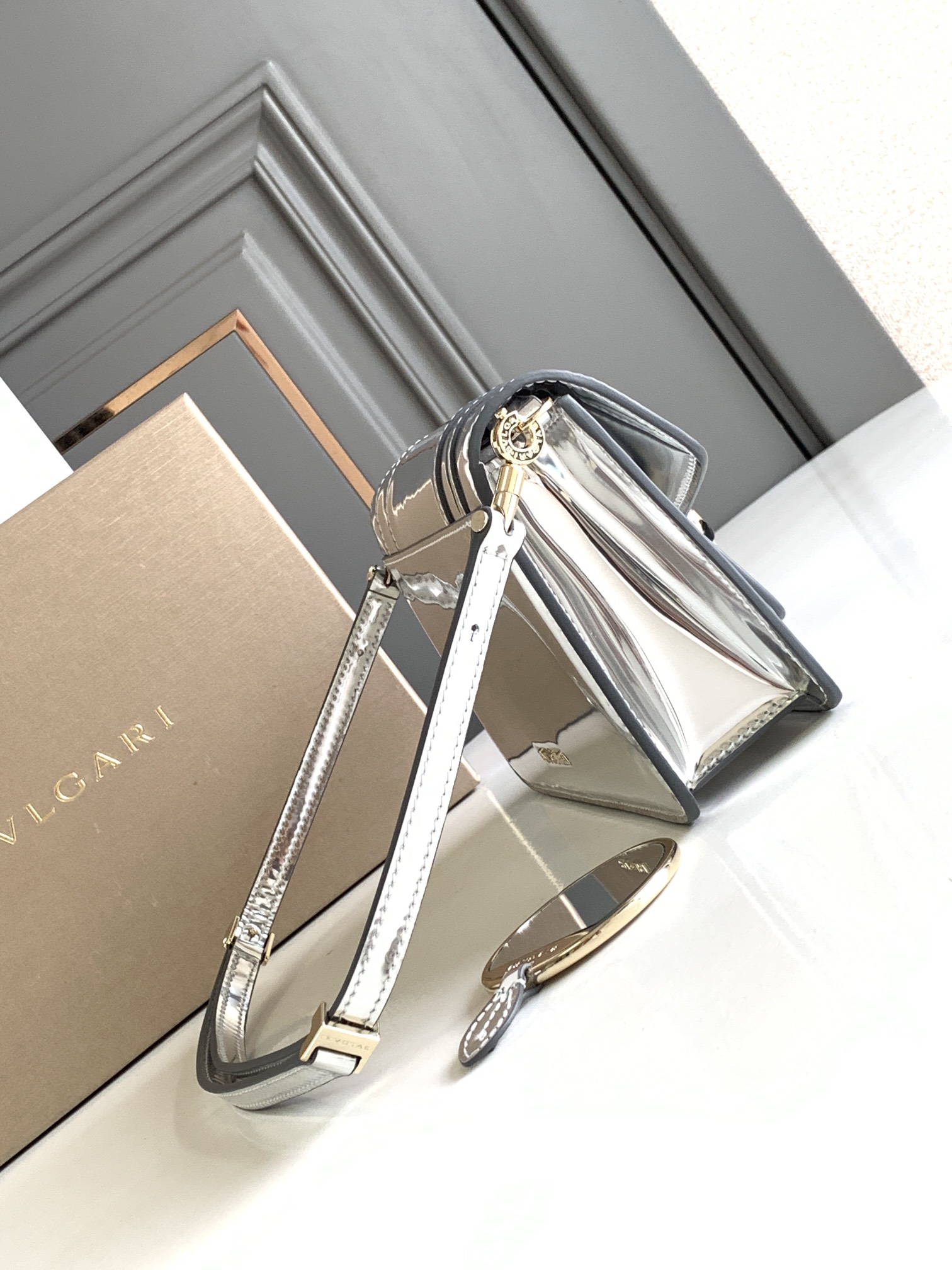 Bvlgari Metallic Leather Serpenti Forever Shoulder Bag - Metallic Shoulder Bags, Handbags