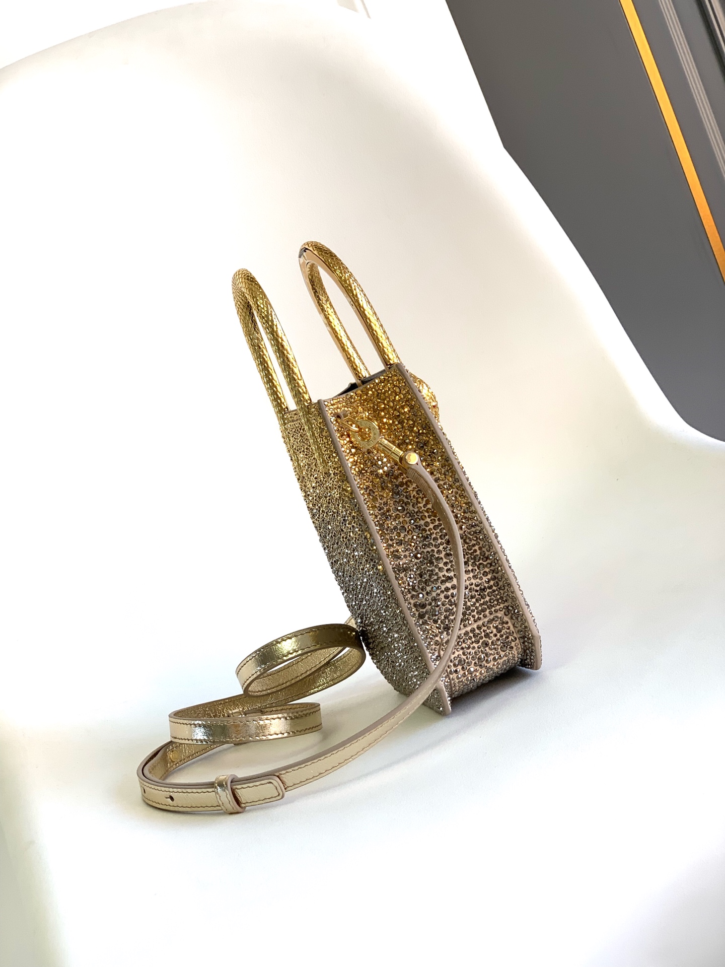 BVLGARI Mini Crystal Dust Tote | Saks Fifth Avenue