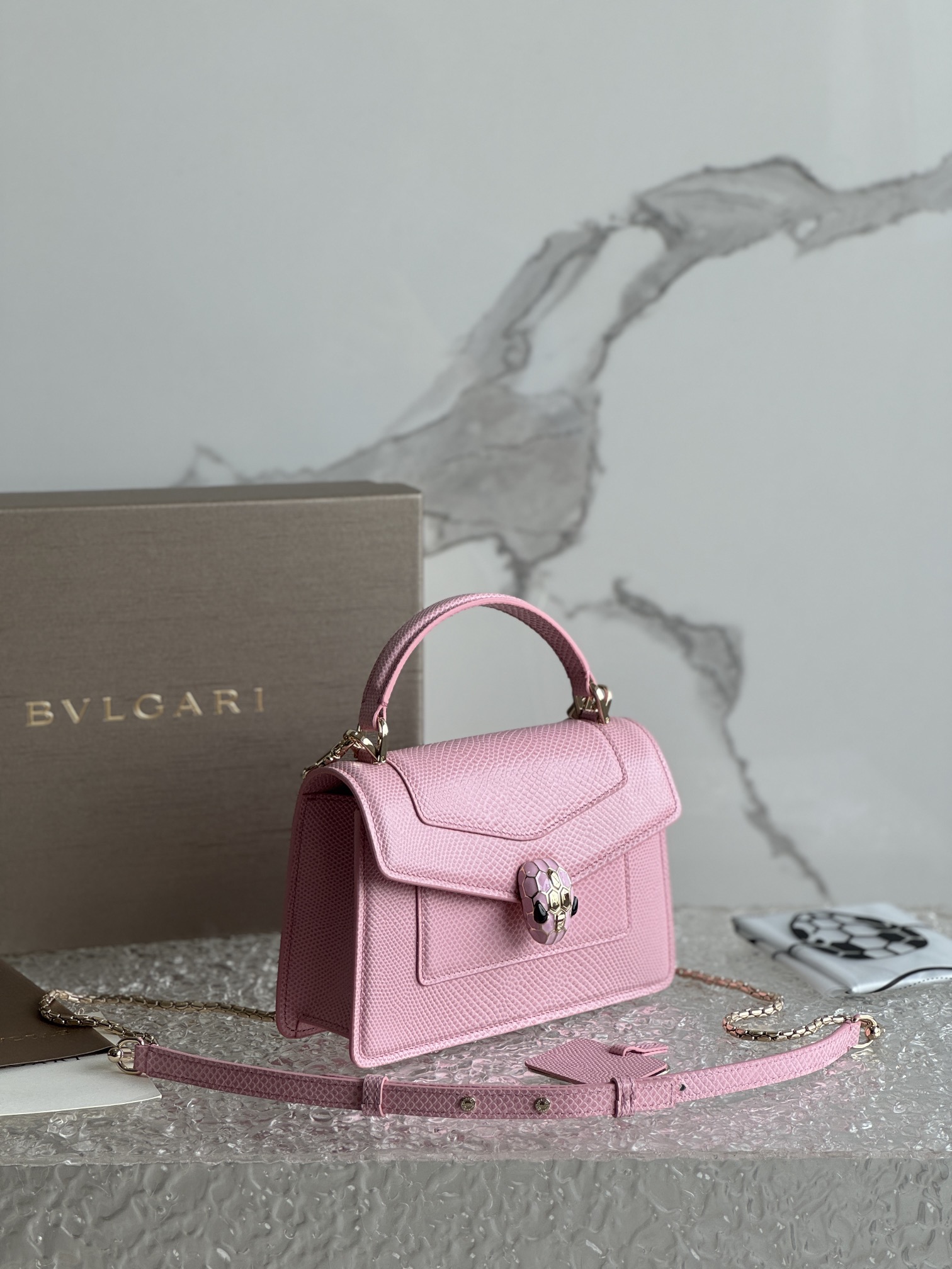 BVLGARI Pink Small Serpenti Forever Top-handle Bvlgari  00019