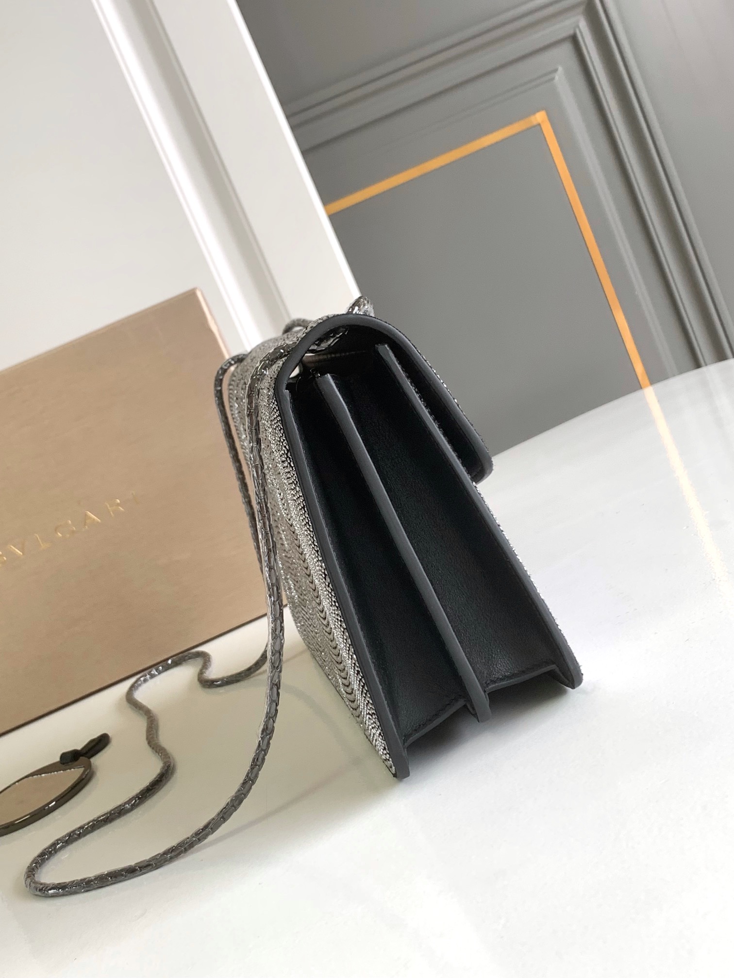 BVLGARI Serpenti Forever Crossbody Bag- Emerald in