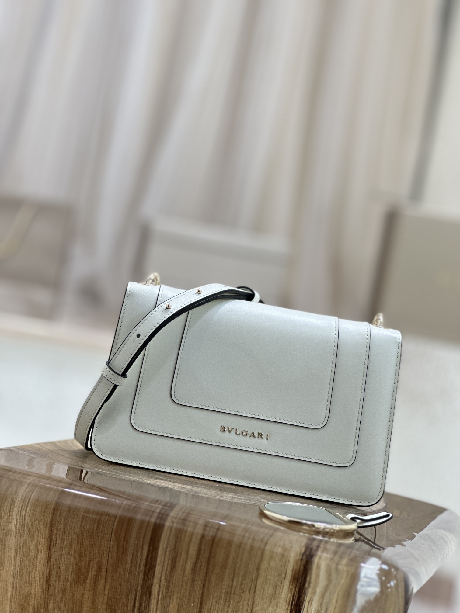 Bvlgari Serpenti Forever Small Leather Top Handle Crossbod