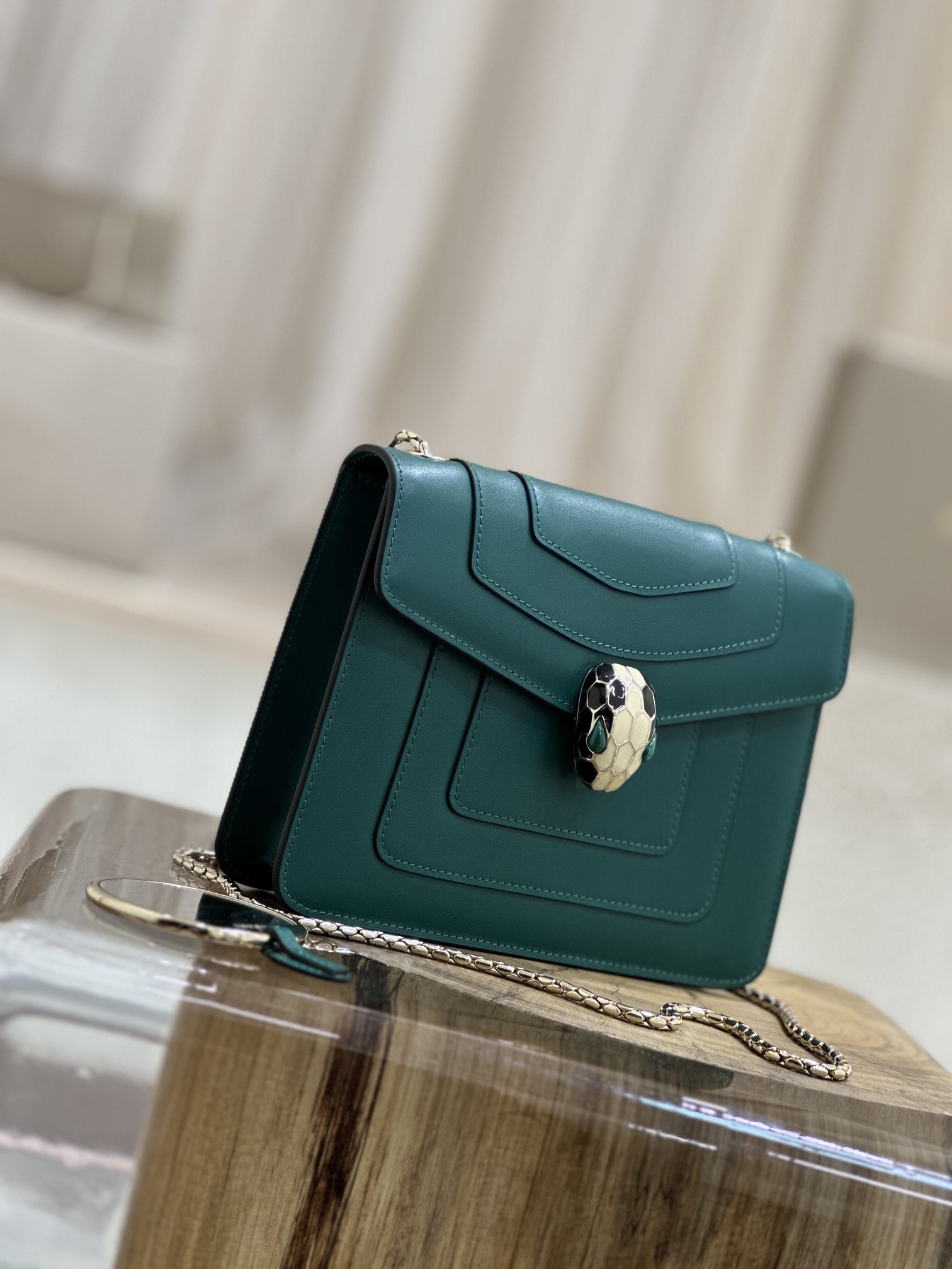 Bvlgari Serpenti leather handbag Bvlgari Multicolour in Leather