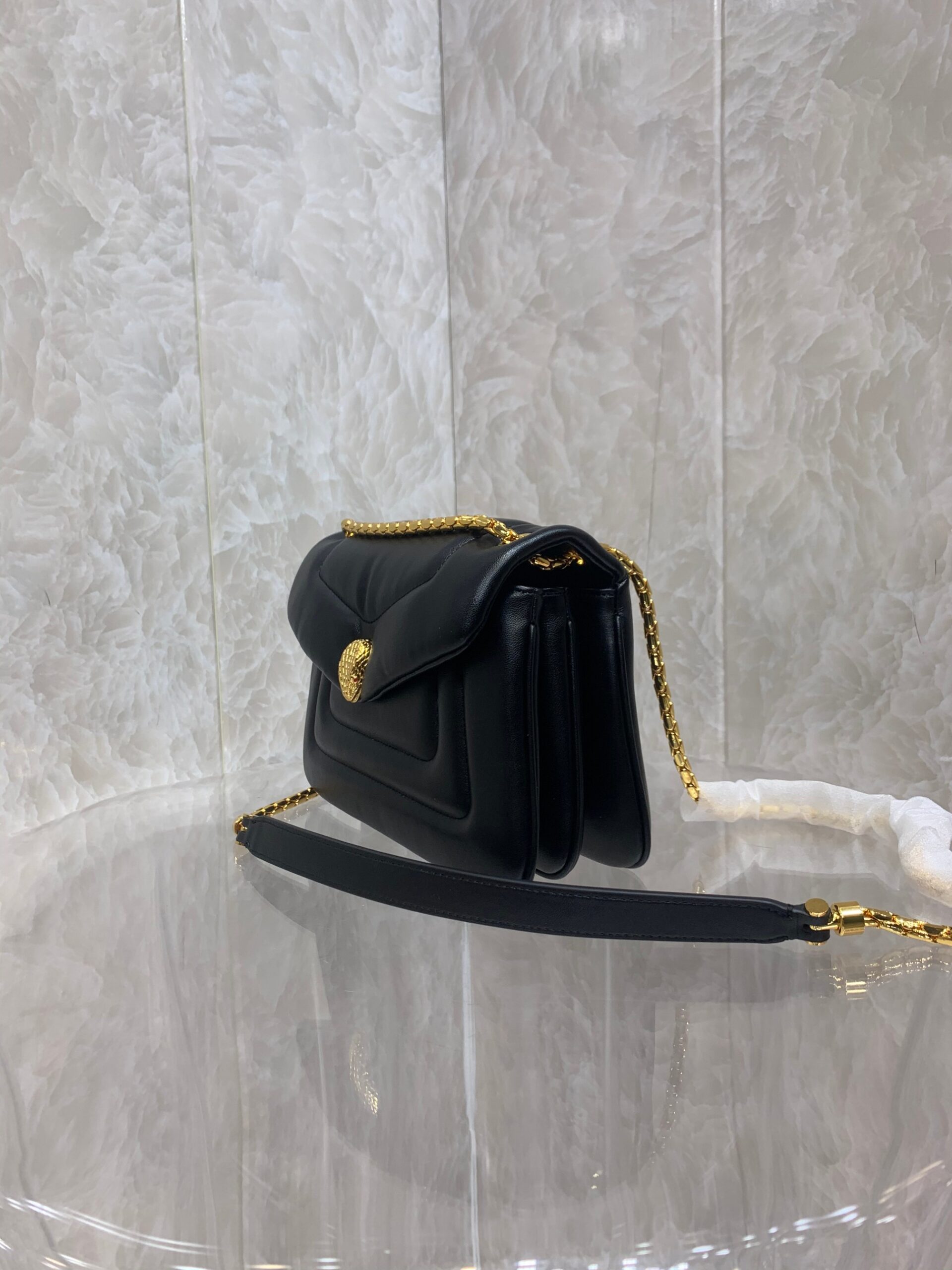 BVLGARI Serpenti Reverse leather cross-body bag