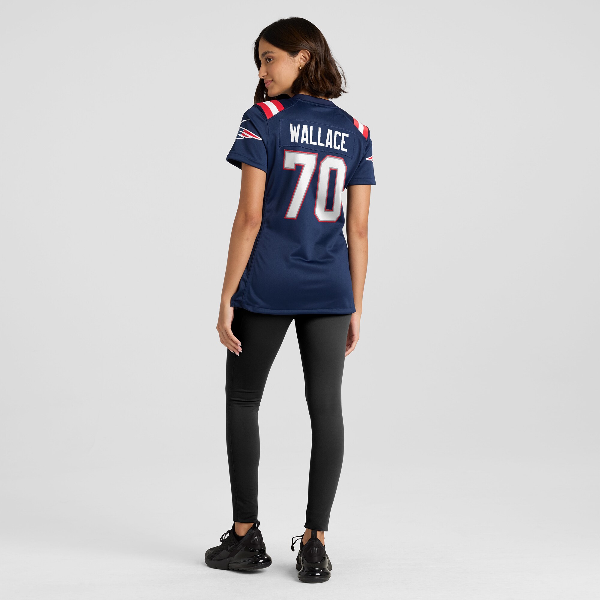 Caedan Wallace New England Patriots Nike Women's  Game Jersey -  Navy