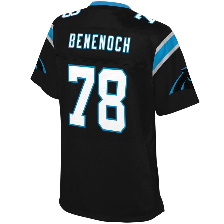 Caleb Benenoch Carolina Panthers NFL Pro Line Women’s Team Color Player Jersey – Black