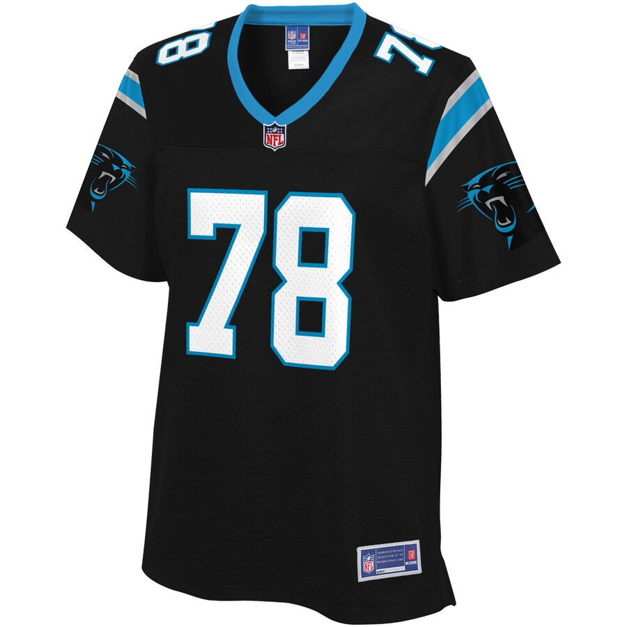 Caleb Benenoch Carolina Panthers NFL Pro Line Women’s Team Color Player Jersey – Black