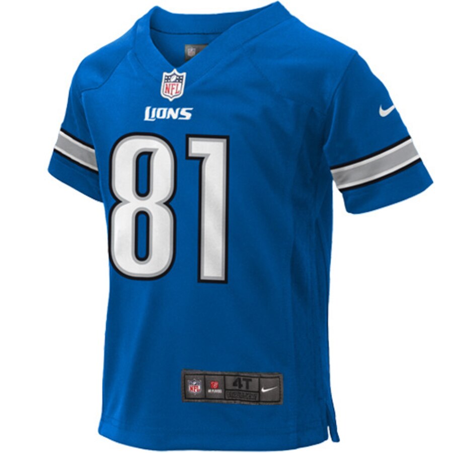 Calvin Johnson Detroit Lions Nike Toddler Game Jersey – Light Blue