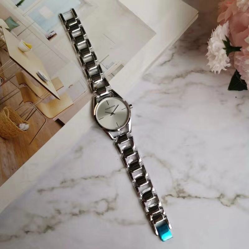 Calvin Klein Silver Ladies Watch - Calvin Klein Silver Dial Stainless - Image 3