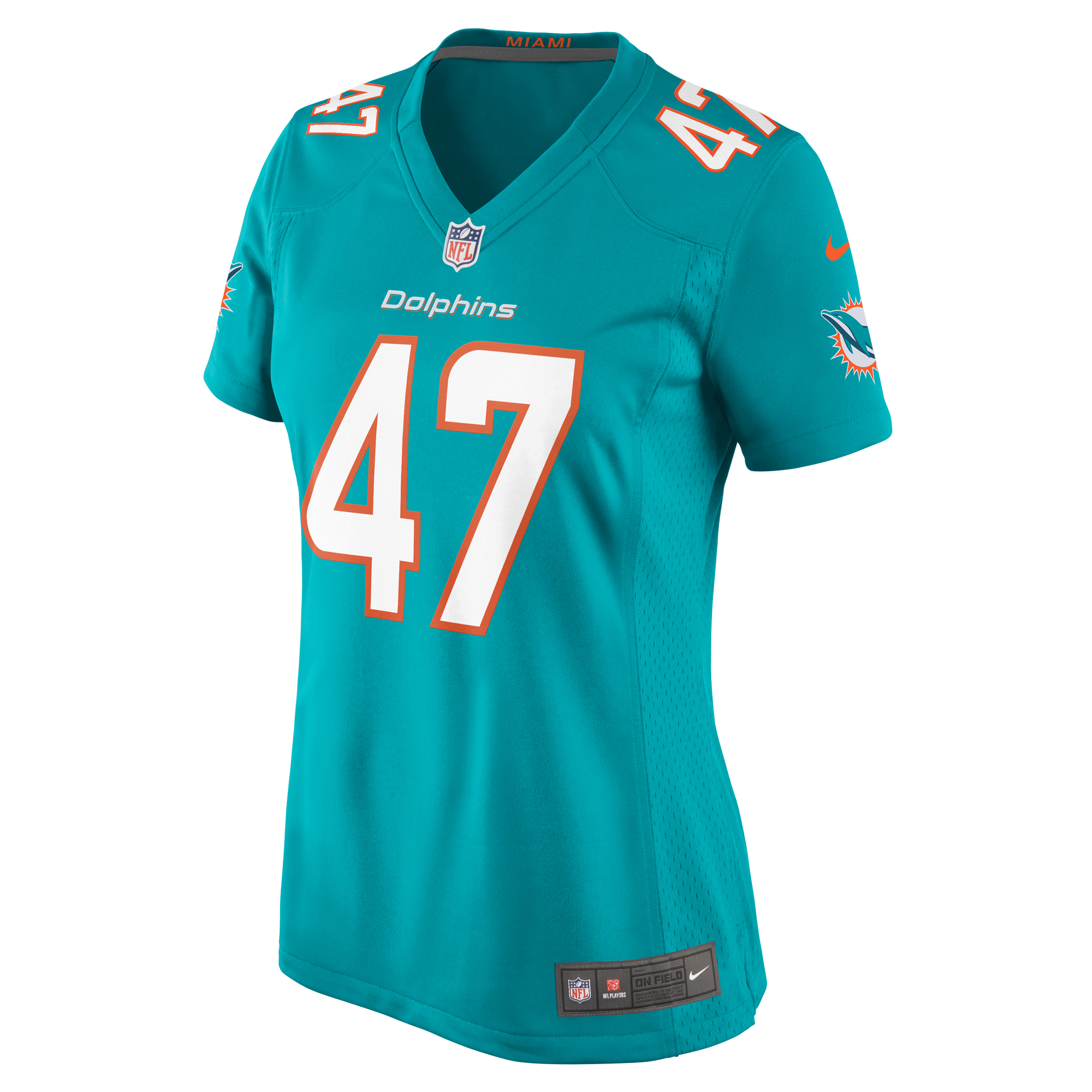 Cam Brown Miami Dolphins Nike Women's  Game Jersey -  Aqua