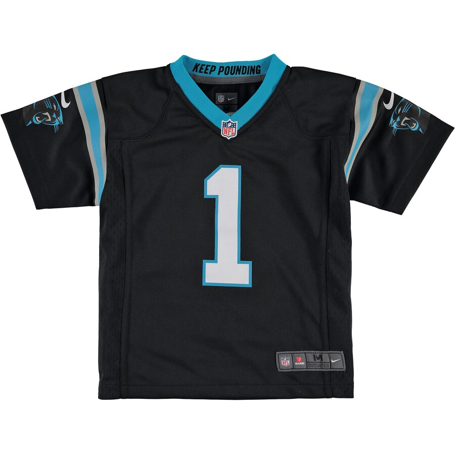 Cam Newton Carolina Panthers Nike Preschool Game Jersey - Black
