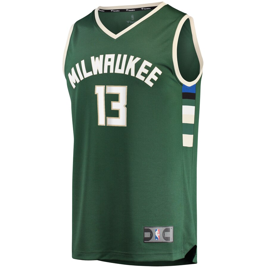 Cameron Reynolds Milwaukee Bucks Fanatics Branded Youth Fast Break Replica Player Jersey - Icon Edition - Hunter Green