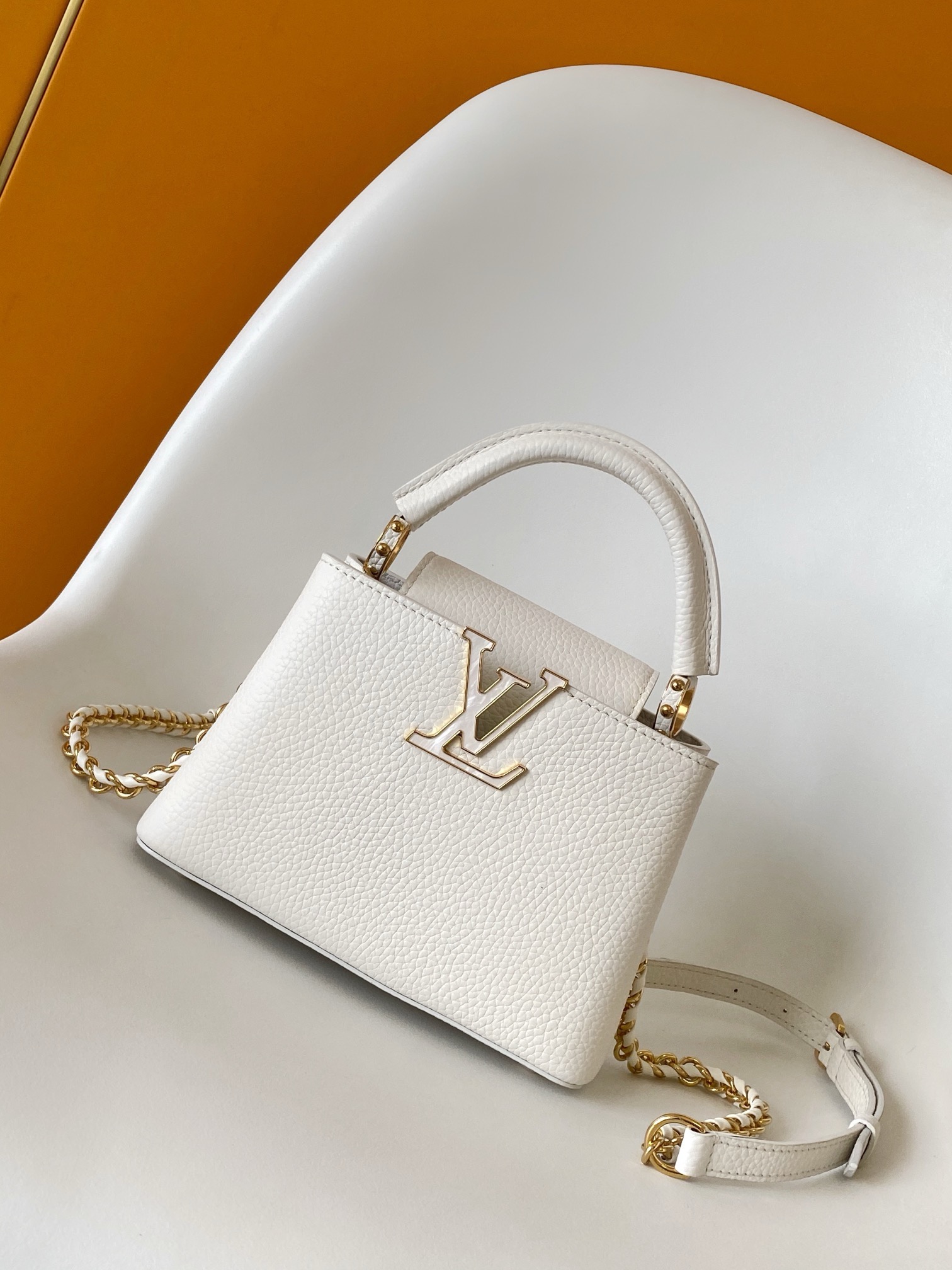 Capucines Mini Capucines Bag White - Bag | LOUIS VUITTON