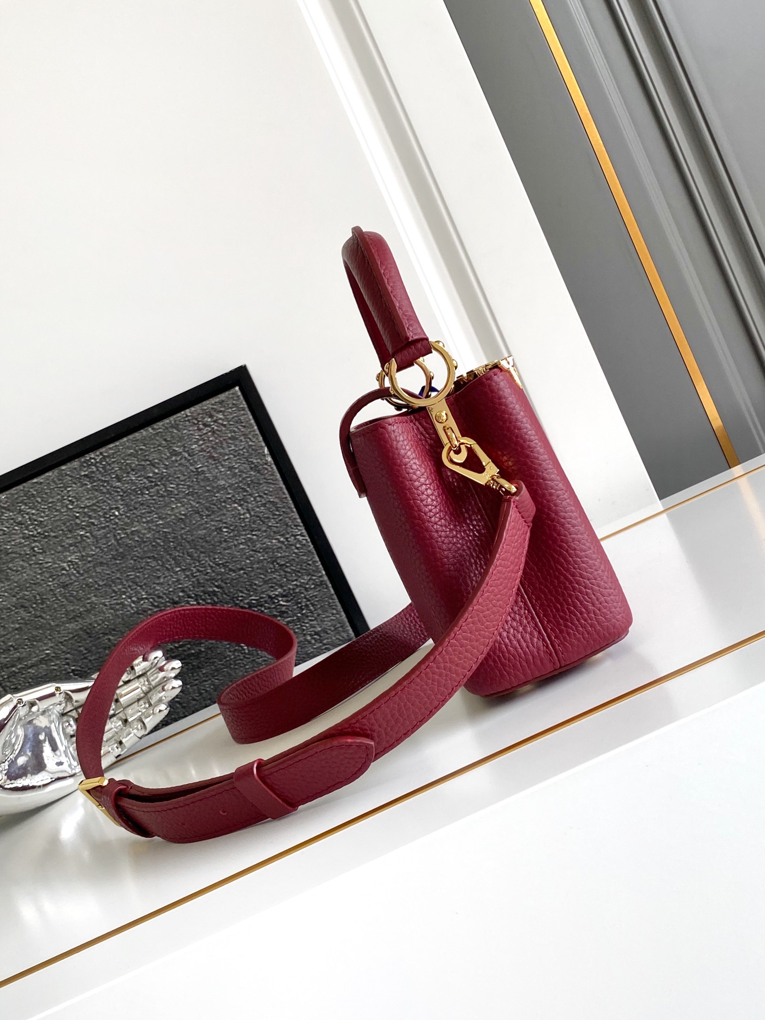 Capucines Mini Capucines Red Bag - Bag | LOUIS VUITTON