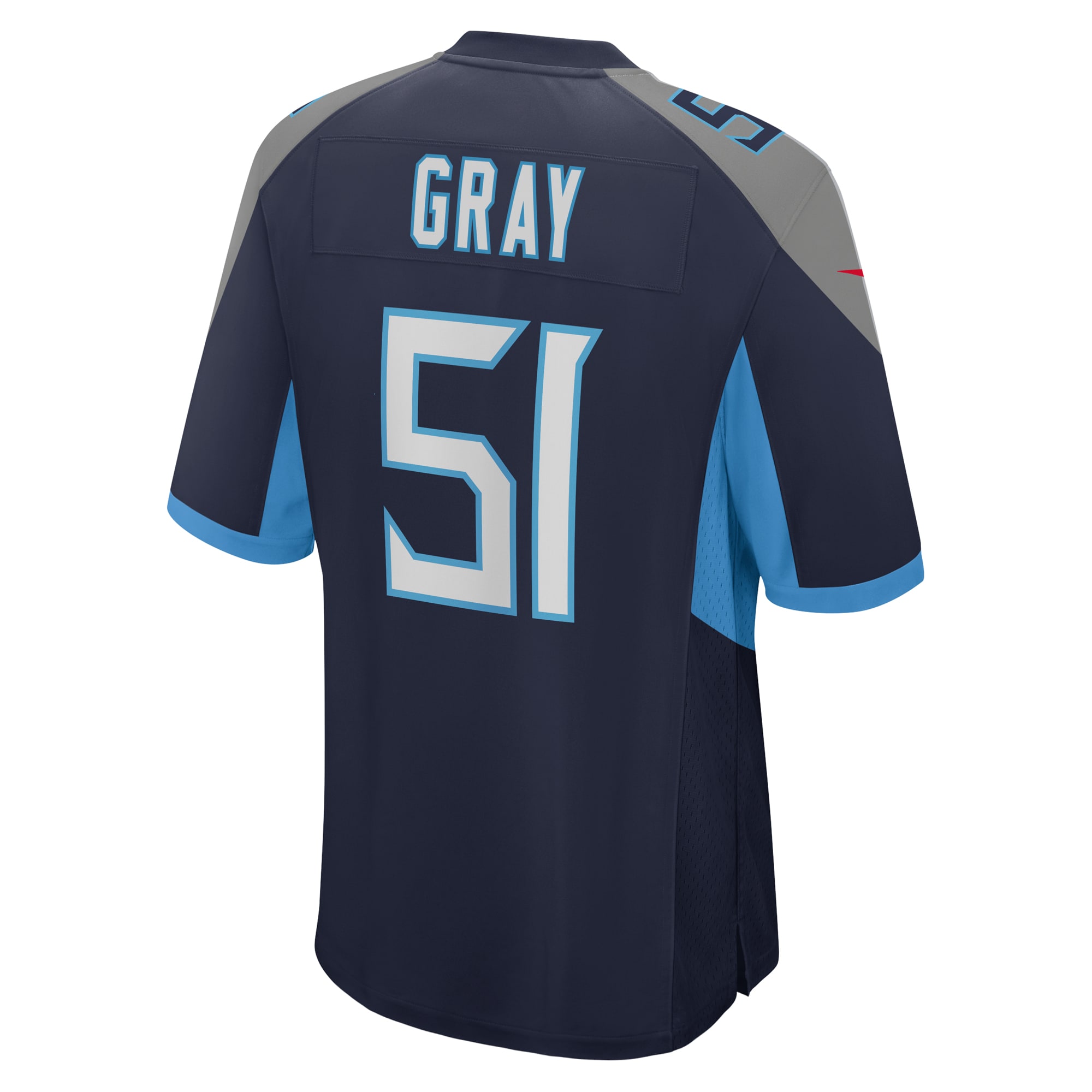 Cedric Gray Tennessee Titans Nike  Game Jersey -  Navy