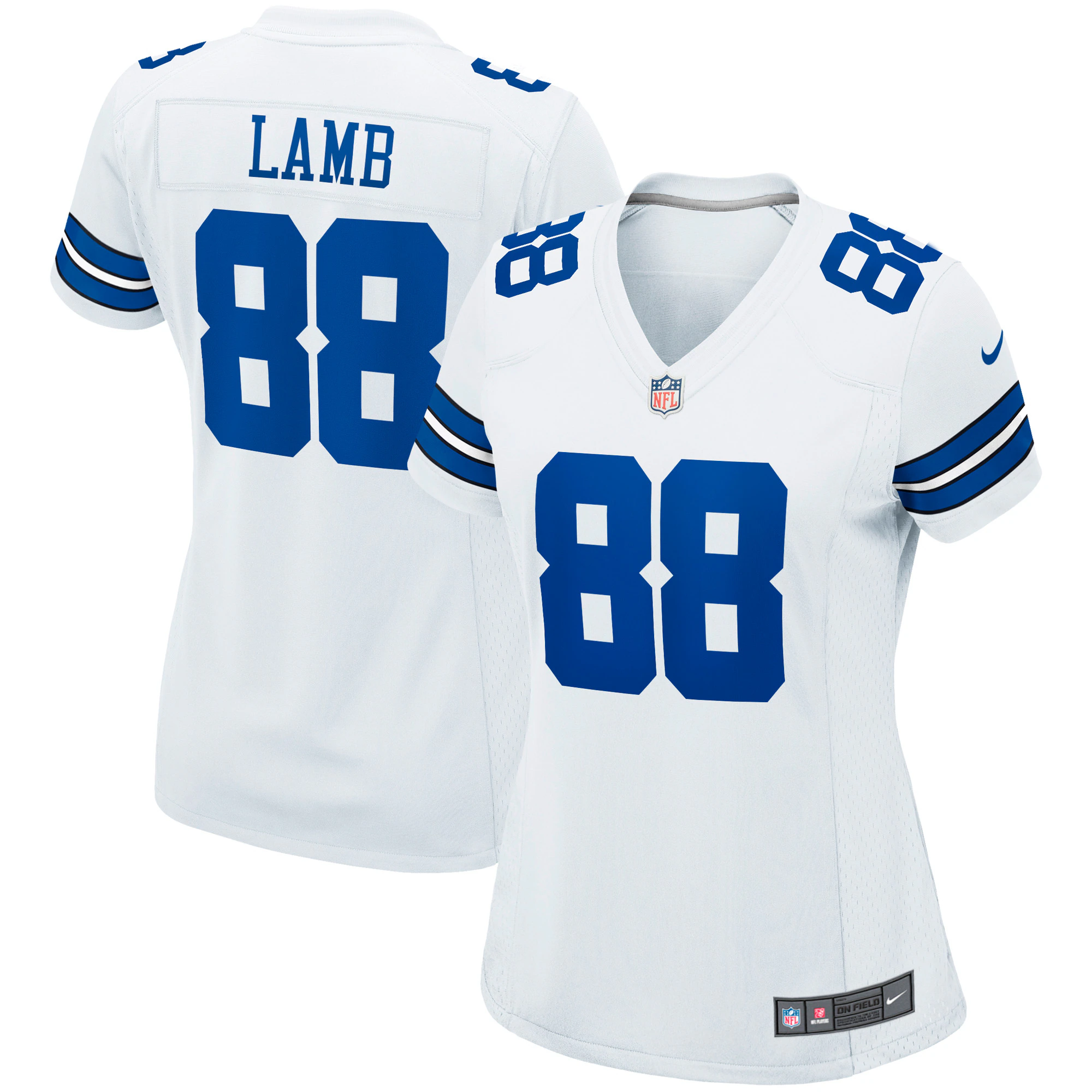 CeeDee Lamb Dallas Cowboys Nike Women’s Game Jersey – White