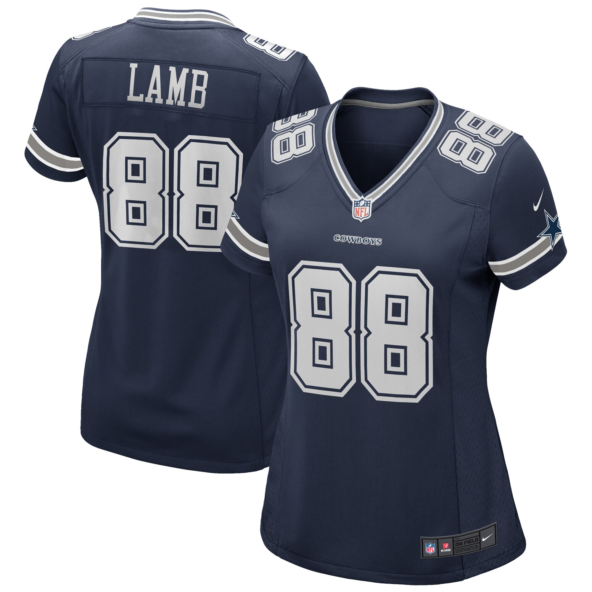 CeeDee Lamb Dallas Cowboys Nike Women’s Game Jersey – White