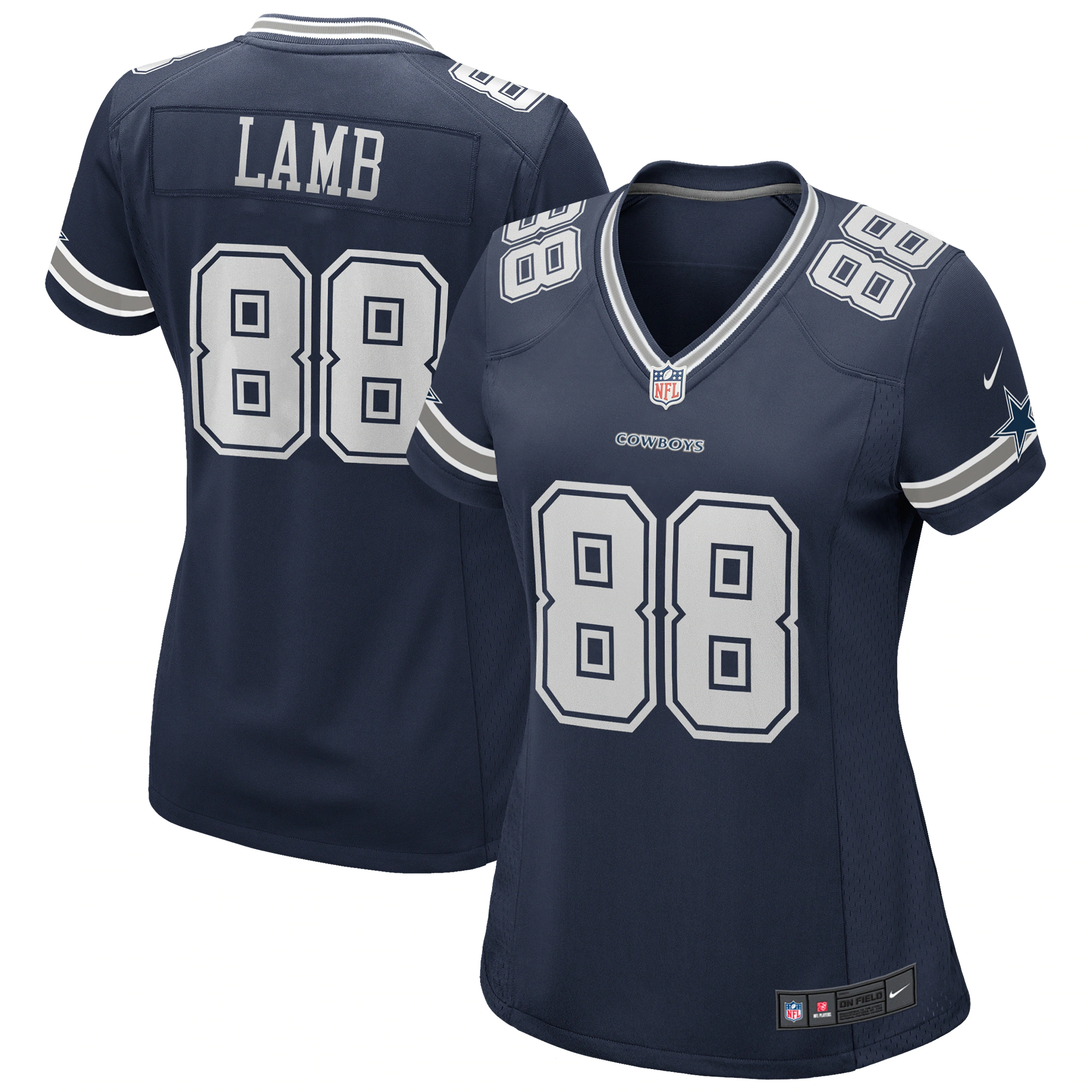 CeeDee Lamb Dallas Cowboys Nike Women’s Game Jersey – White