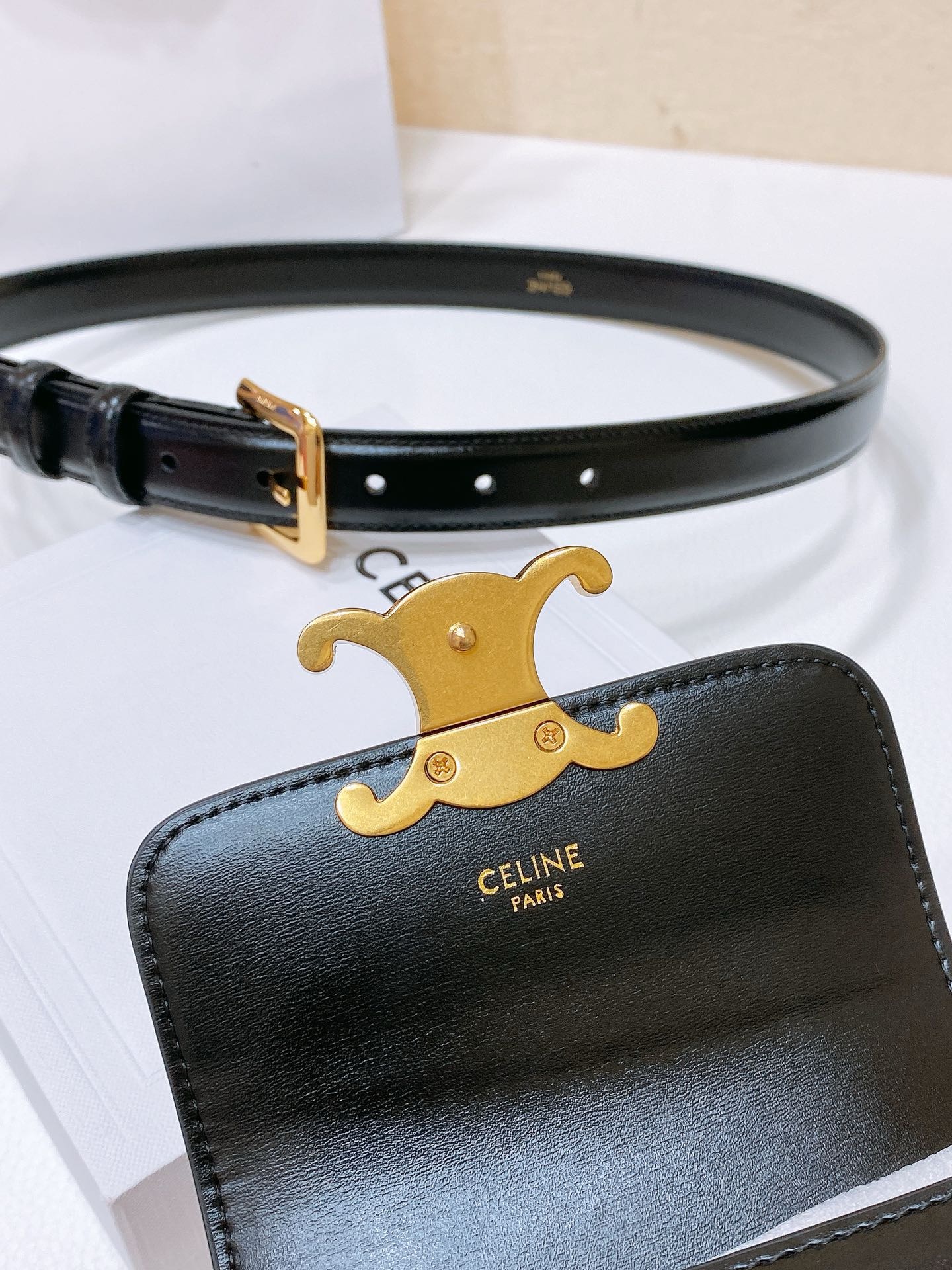CELINE Mini Triomphe Shoulder Bag