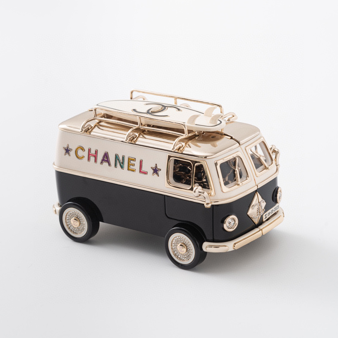 Chanel 2024 Mini Van Minaudière - Blue Evening Bags, Handbags - CHA1158469