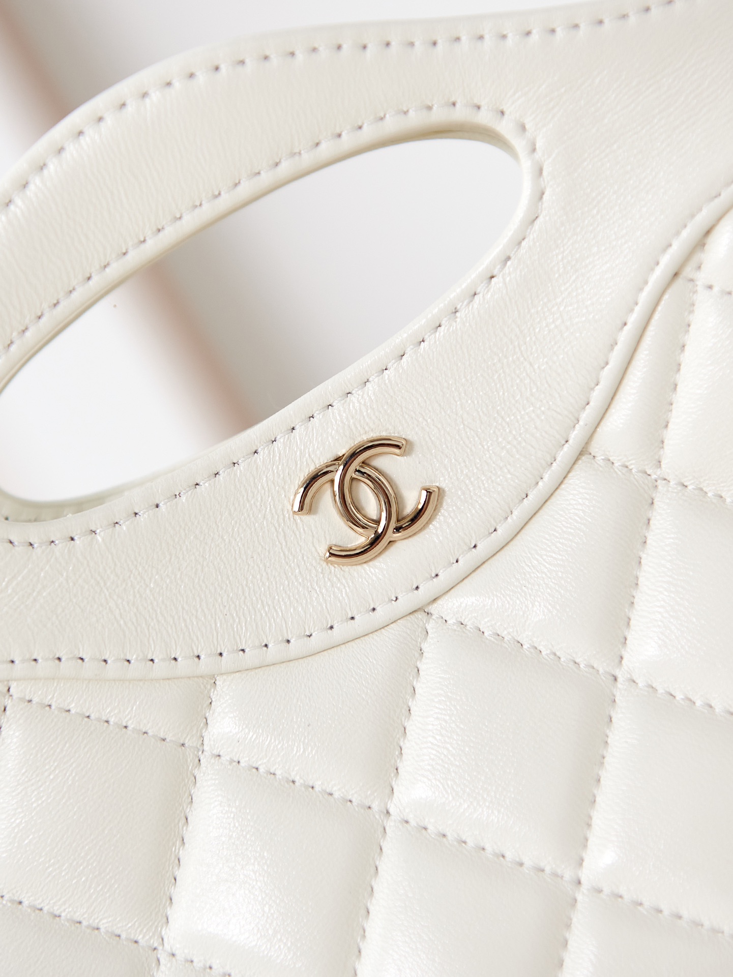 Chanel 2024 Nano 31 Shopping Bag - White Crossbody Bags,