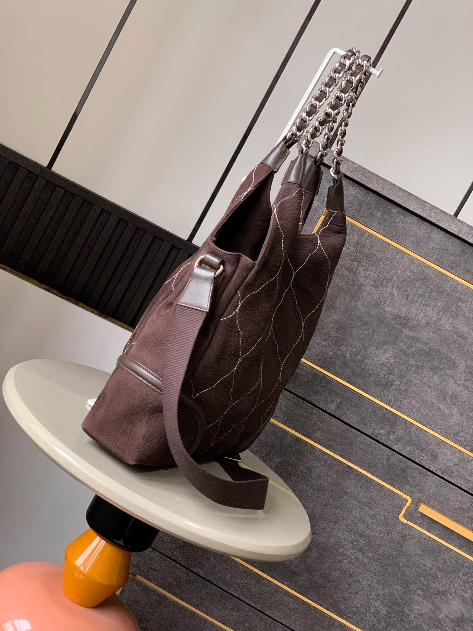 Chanel Brown Super Quality Handbag Size 36 cm