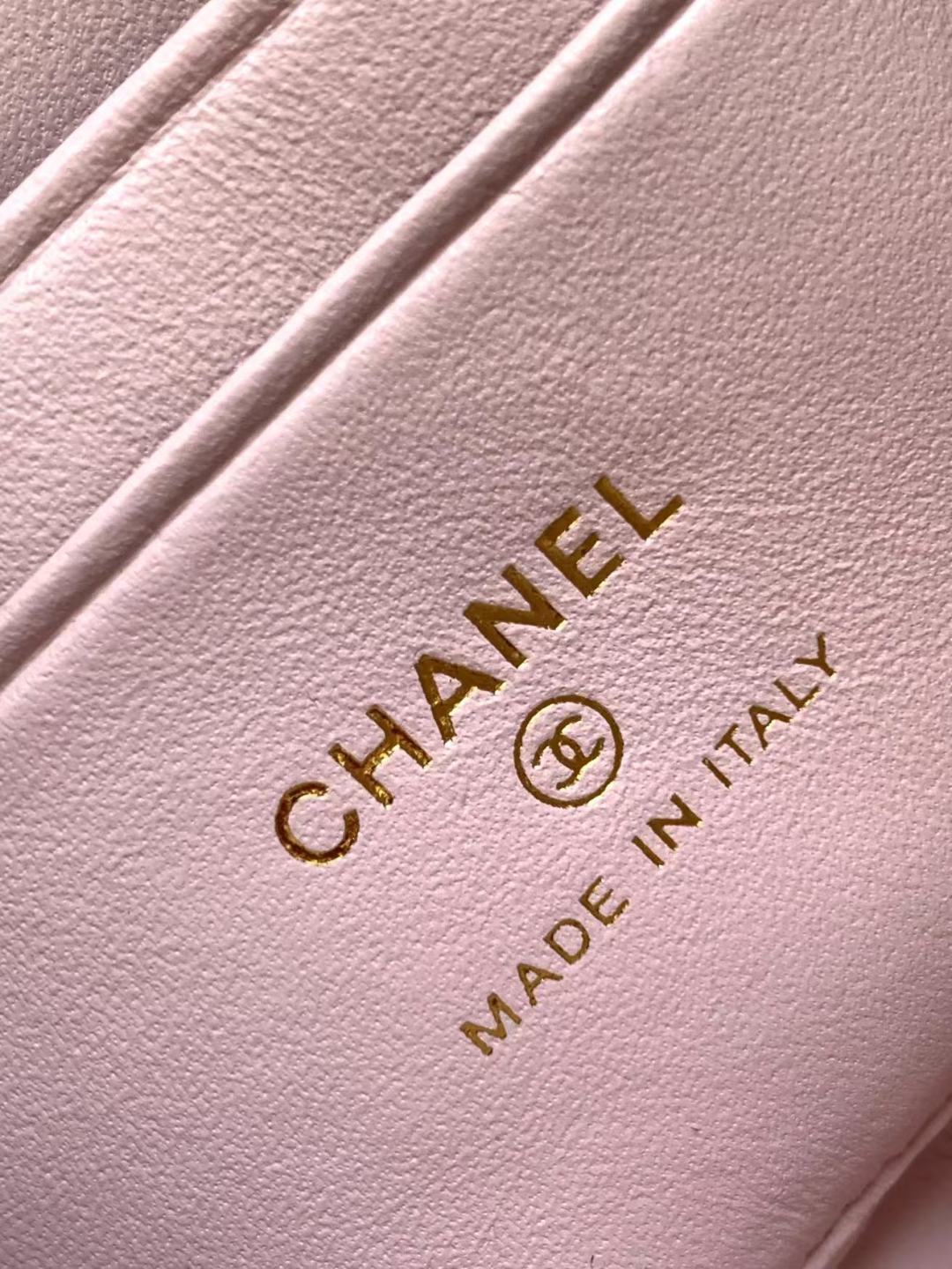 Chanel Coco handle 19 XXS Caviar Skin 2 Way Handbag Pink